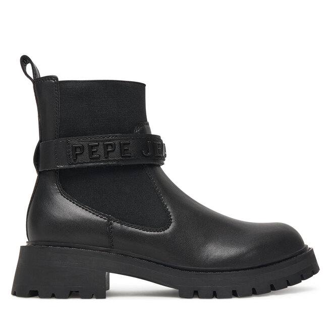 Botki Pepe Jeans Stacy Glow W PLS500026 Czarny