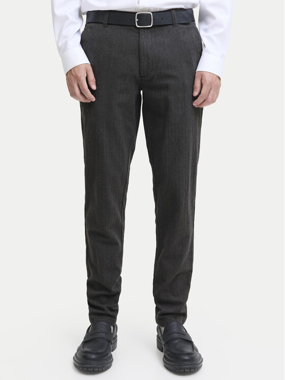 Jack&Jones Chinosy Marco Bowie 12279659 Szary Slim Fit