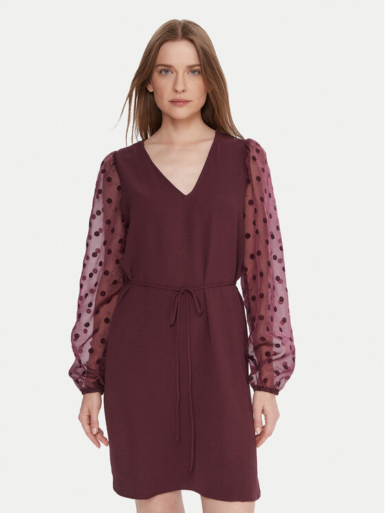 Vero Moda Sukienka koktajlowa Alva 10337473 Fioletowy Regular Fit