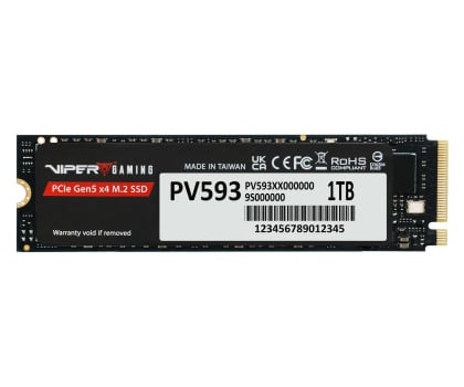 Patriot 1TB M.2 PCIe Gen5 NVMe Viper PV593 PV593P1TBM28H