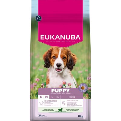 Karma dla psa EUKANUBA Puppy Small and Medium Breed Jagnięcina 12 kg