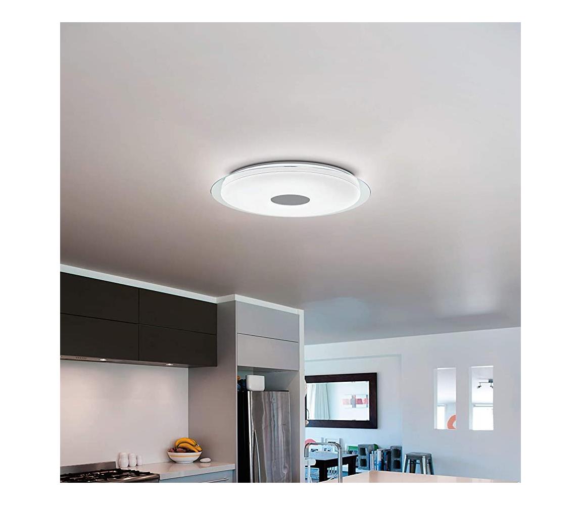 Eglo 32344 - ściemnialna lampa sufitowa LED RGBW LANCIANO-C LED/53W/230V + pilot