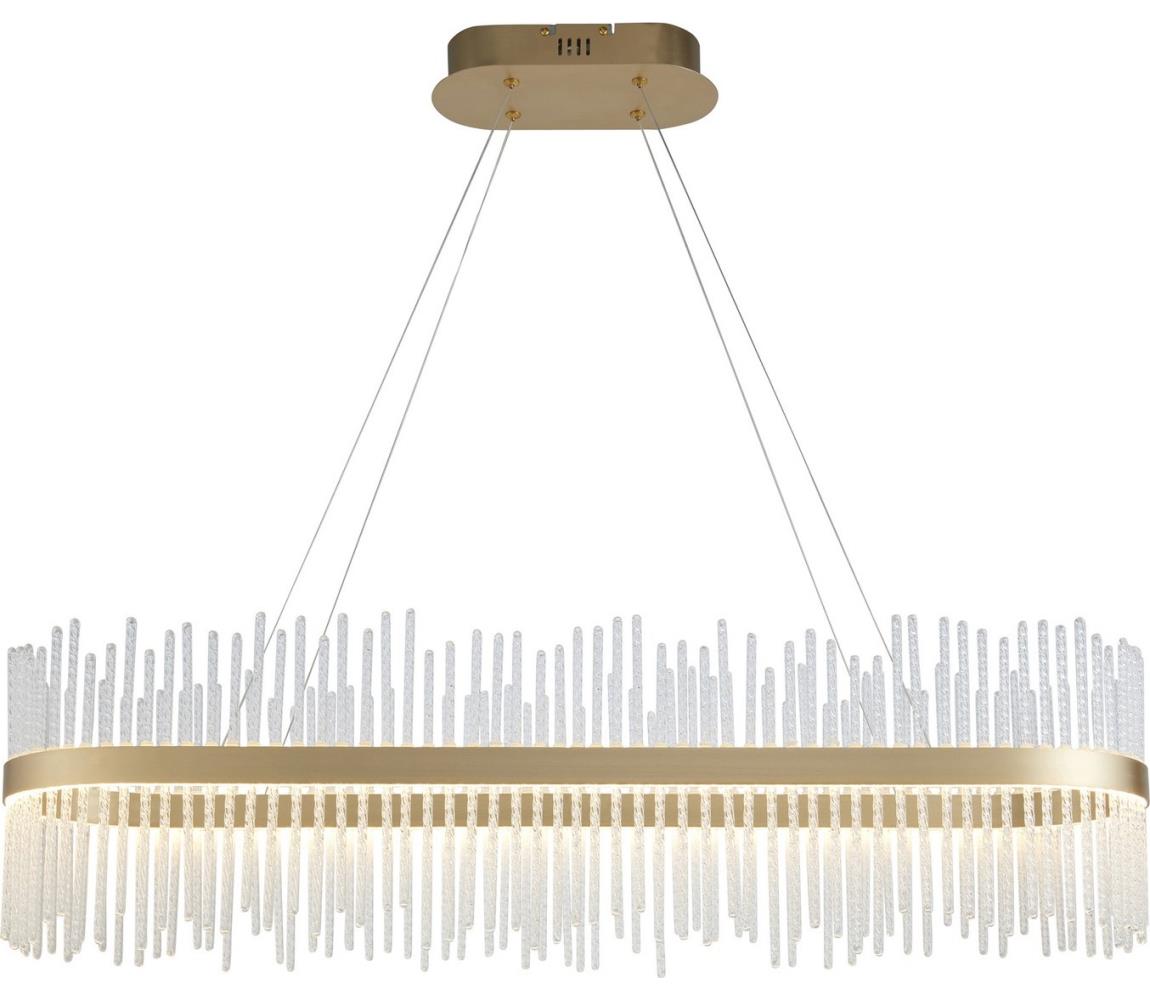 Endon 104082 - ściemnialny żyrandol LED na przewodzie ADRIEL LED/47W/230V 3000K złoty