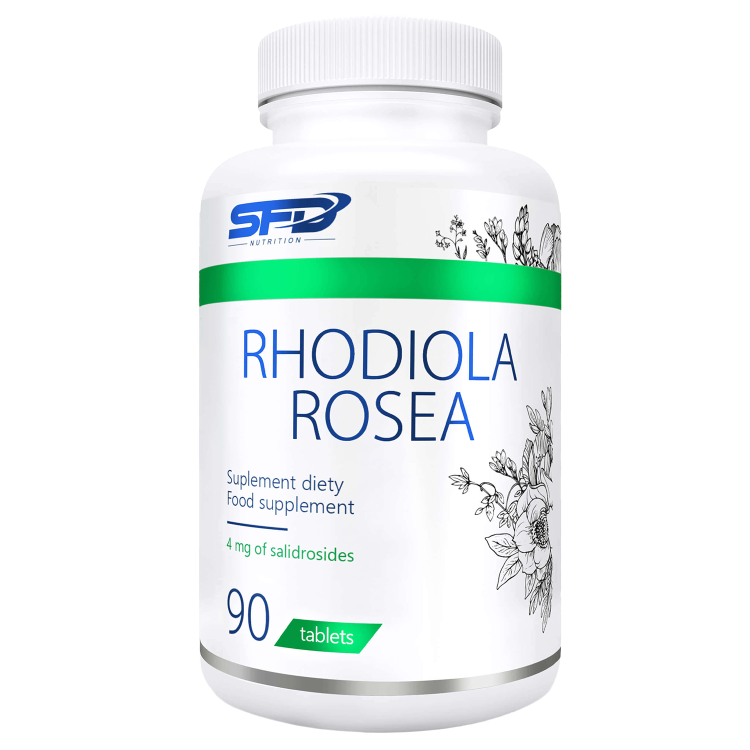 SFD Adapto Rhodiola Rosea, różeniec górski, 90 tabletek