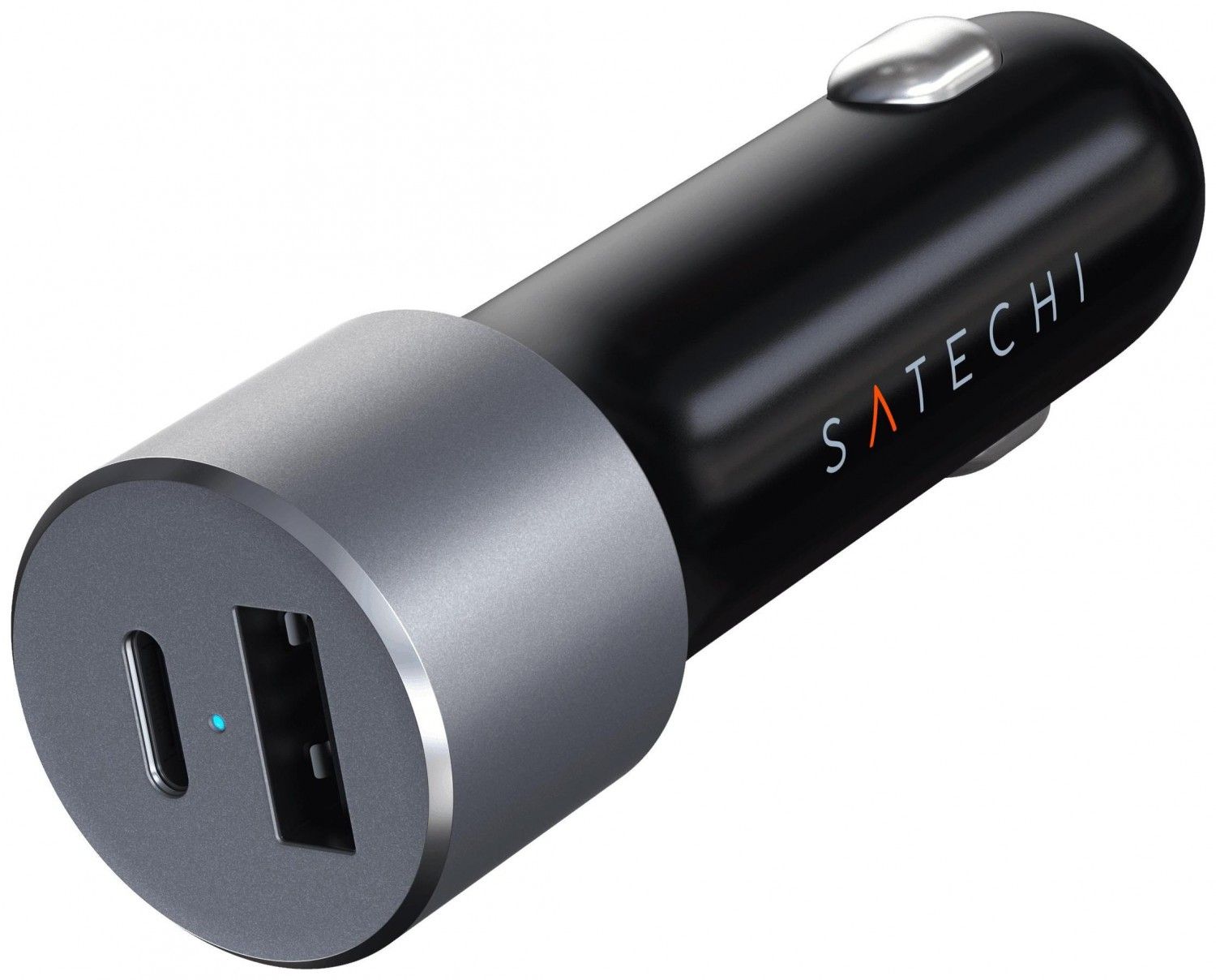 Satechi 72W USB-C 60W PD, USB-A szary
