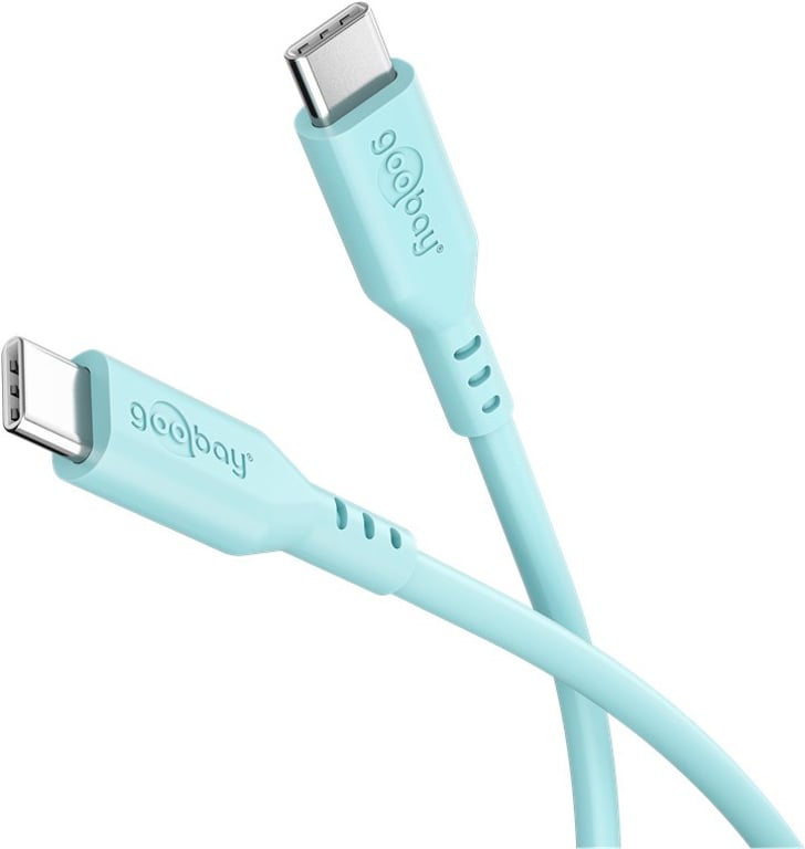 Goobay 77744 kabel USB USB 2.0 1,5 m USB C Turkusowy
