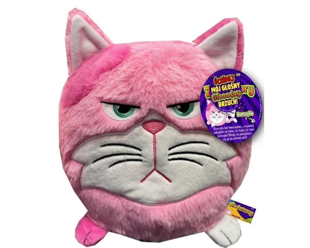 Złodomory - plusz różowa kotka Burczylia 31cm