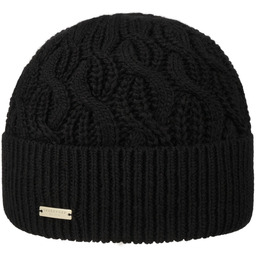 Czapka z Mankietem Landesta by Seeberger, czarny, One Size