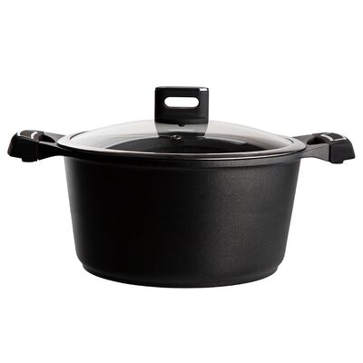 Garnek 24 cm z pokrywą 4,3l Valdinox Strong