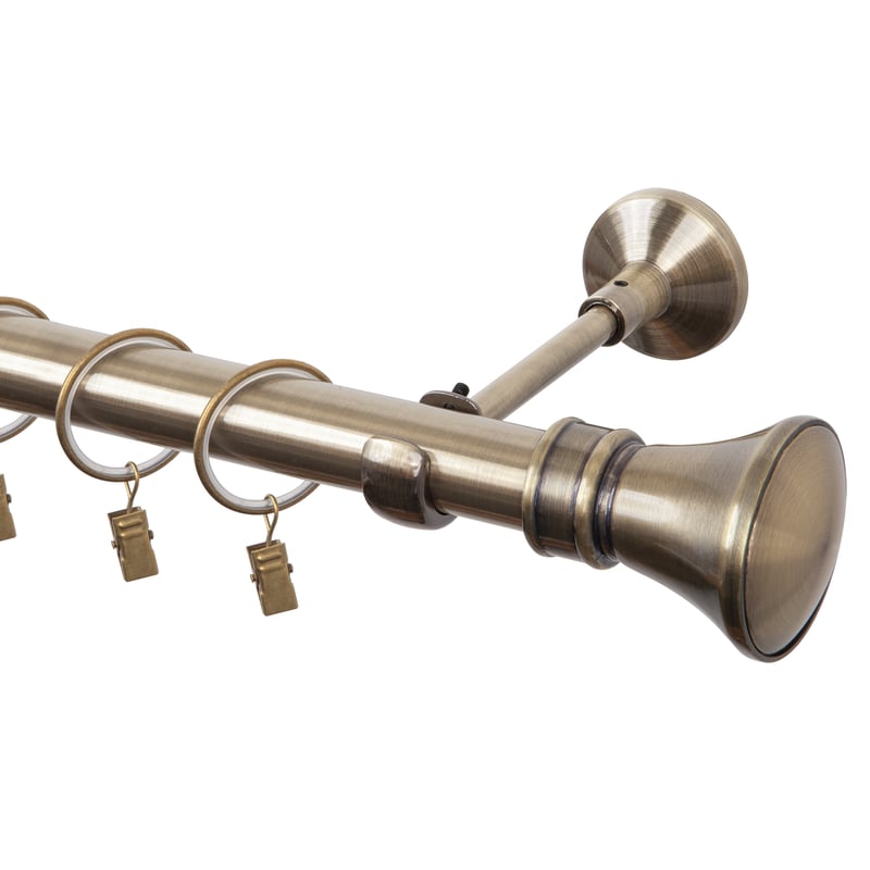 Karnisz Acri Kielich 240 cm pojedynczy mosiądz 25 mm