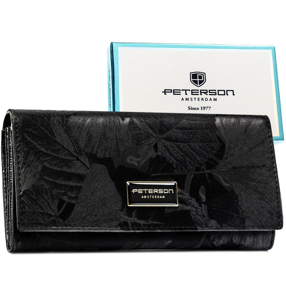 Skórzany damski portfel Peterson PTN PS401-MLF