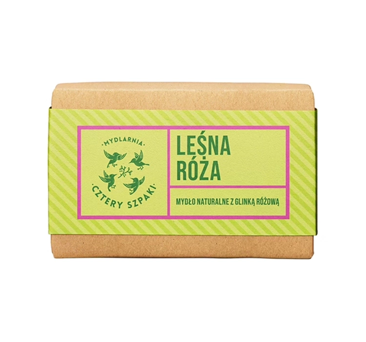 Mydlarnia Cztery Szpaki mydło w kostce Leśna Róża 110 g