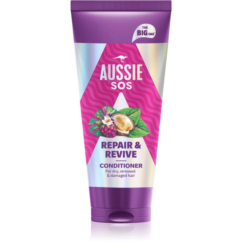 Aussie SOS Repair & Revive odżywka odżywiająca szampon do zmęczonych włosów i skóry głowy 350 ml