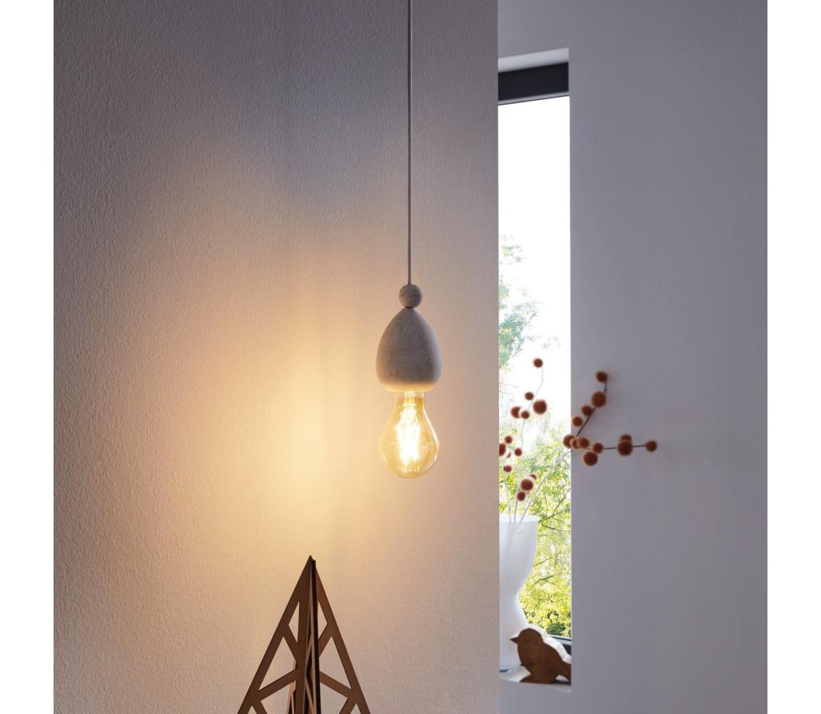 Eglo 32544 - Lampa sufitowa YORTH 1xE27/60W/230V biała