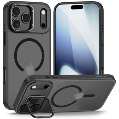 Etui TECH-PROTECT MagStand MagSafe do Apple iPhone 17 Pro Max Czarny Mat