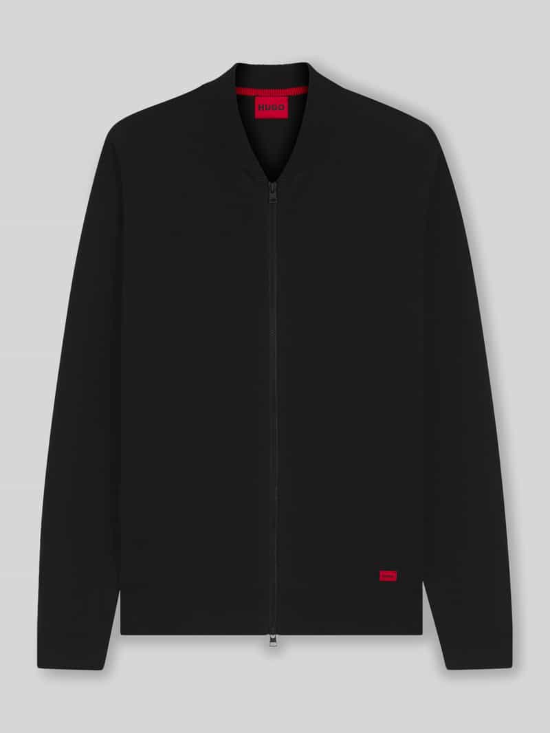 Kurtka z dzianiny o kroju regular fit z czystej bawełny model ‘SAN JAQUE-C’