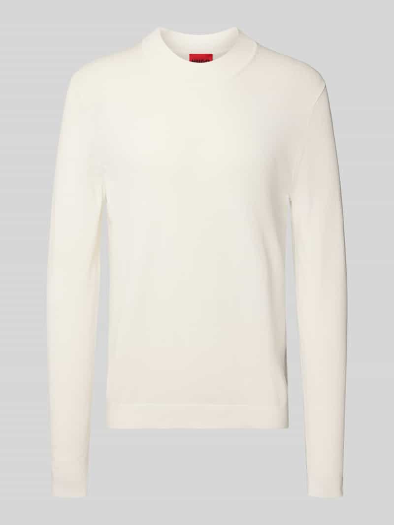 Sweter z dzianiny o kroju regular fit z mieszanki wiskozy model ‘SAN MARC’