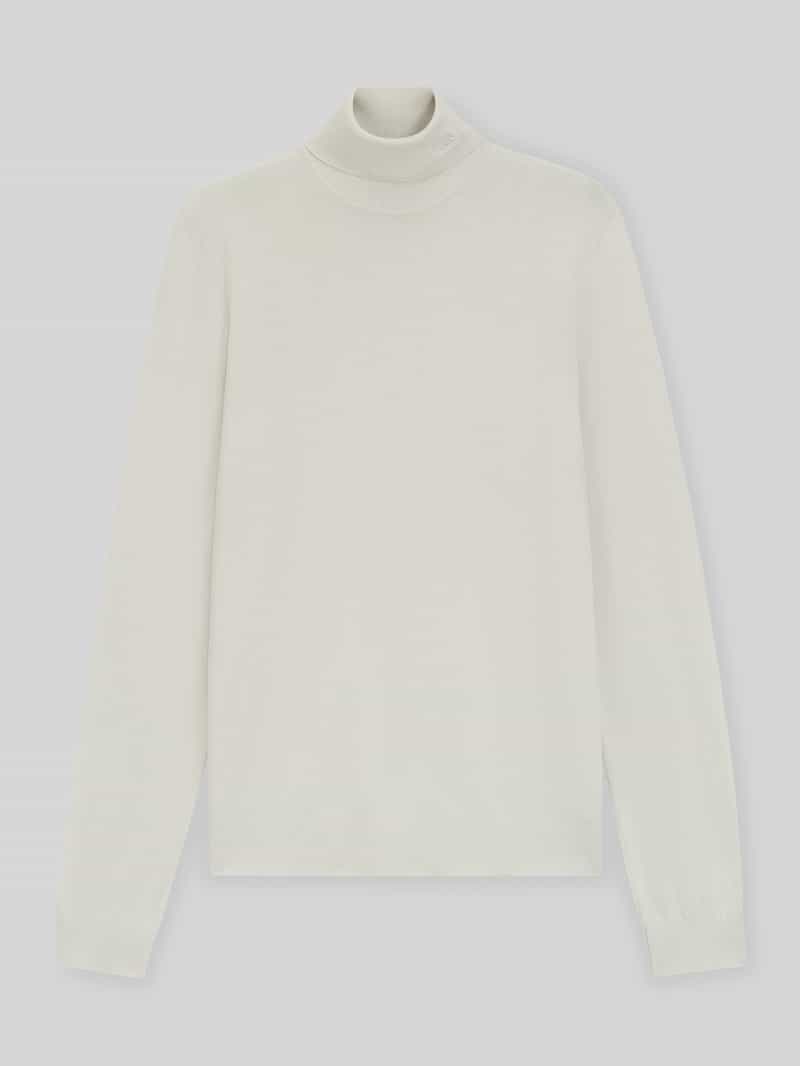 Golf o kroju regular fit z czystej, żywej wełny model ‘SAN THOMAS’