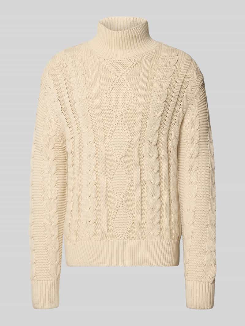 Golf o kroju regular fit z czystej bawełny model ‘UFFE’