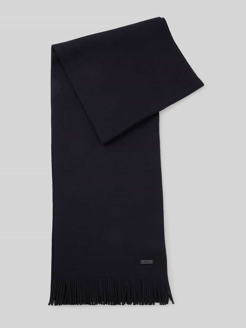 Szal z czystej żywej wełny