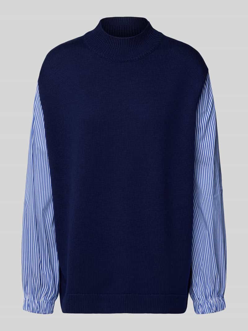 Sweter z dzianiny ze stójką model ‘Juella’