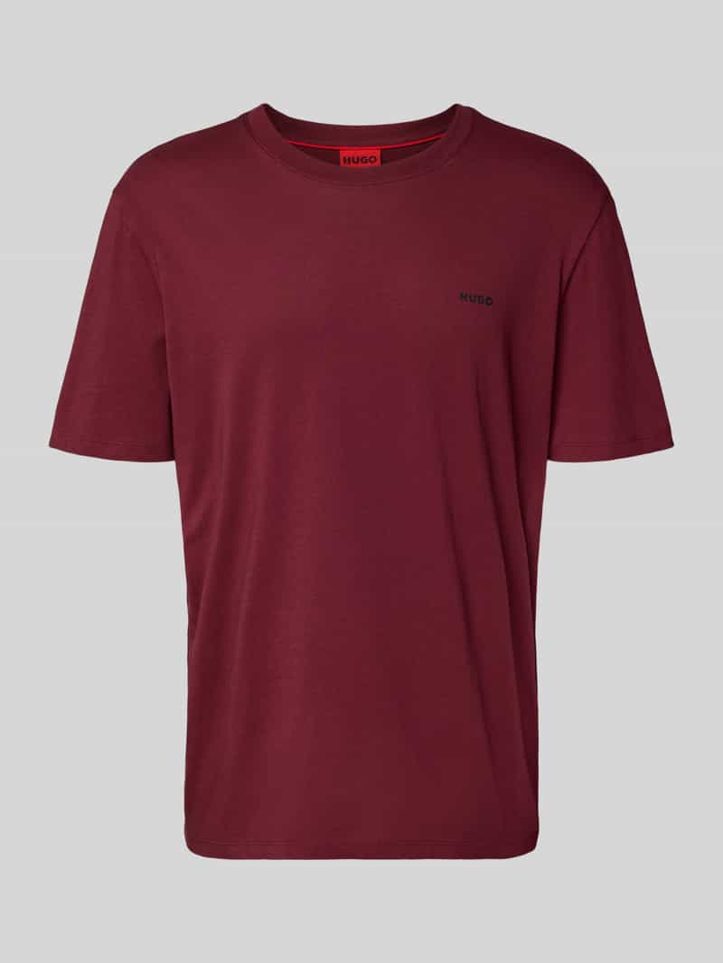 T-shirt o kroju regular fit z czystej bawełny model ‘DERO’