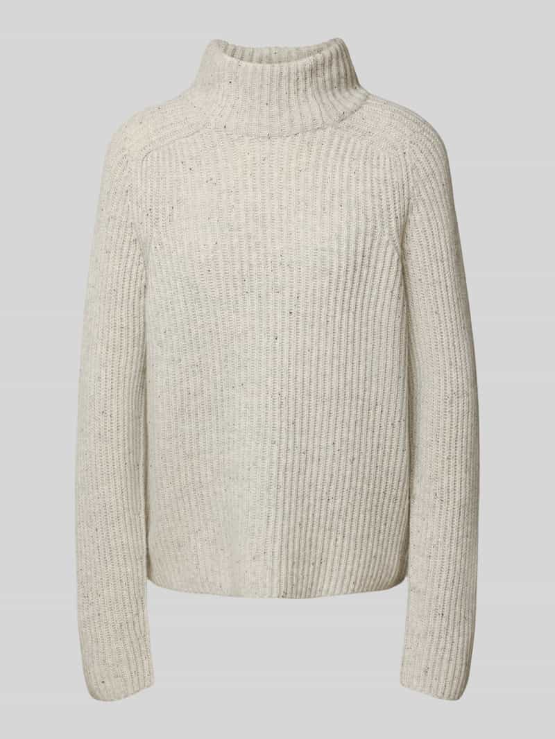 Sweter wełniany ze stójką model ‘Thyra’