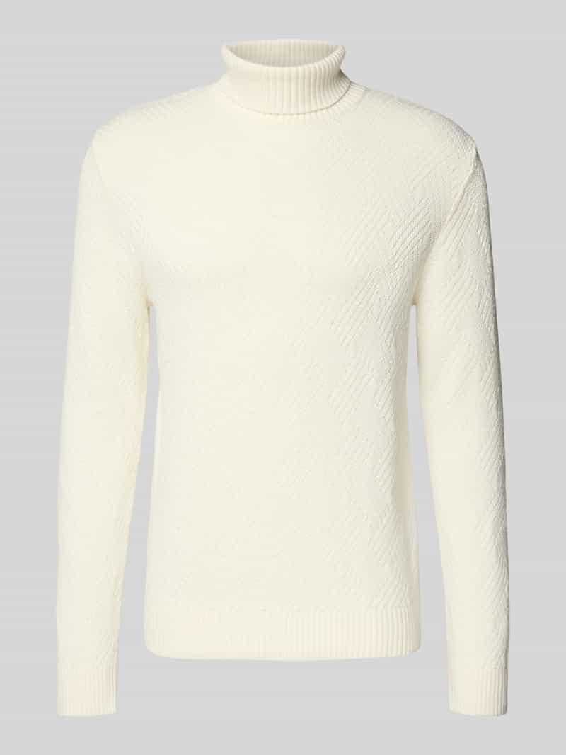 Golf o kroju regular fit z czystej bawełny model ‘TREVOR’