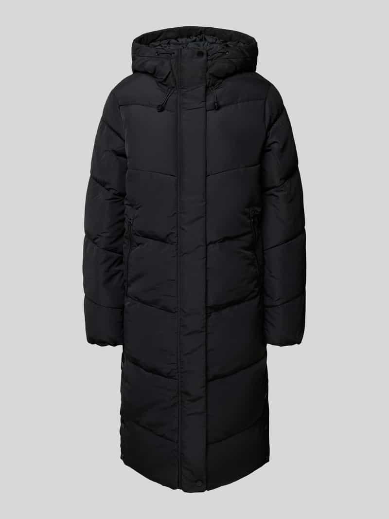 Płaszcz pikowany o kroju relaxed fit z kapturem model ‘MAGGI LIFE’