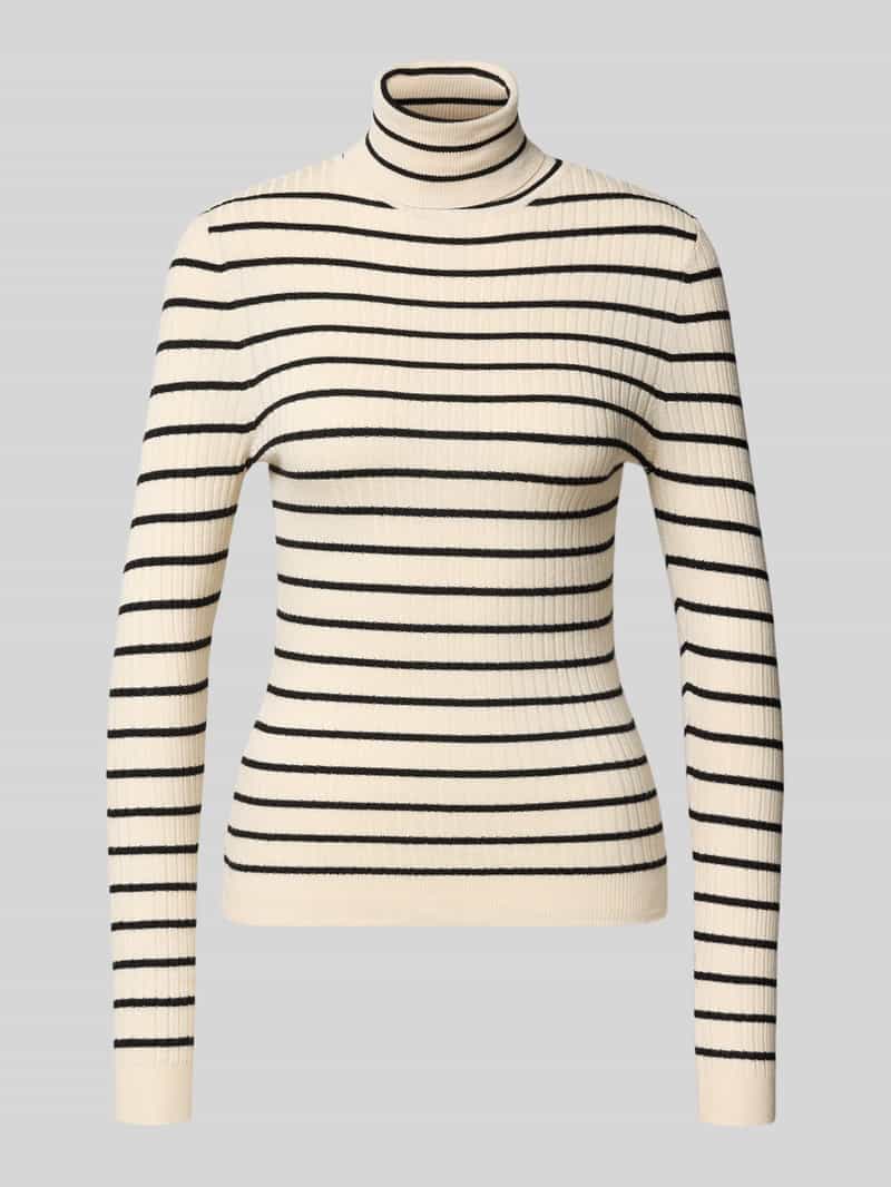 Golf o kroju slim fit z mieszanki wiskozy model ‘KAROL’