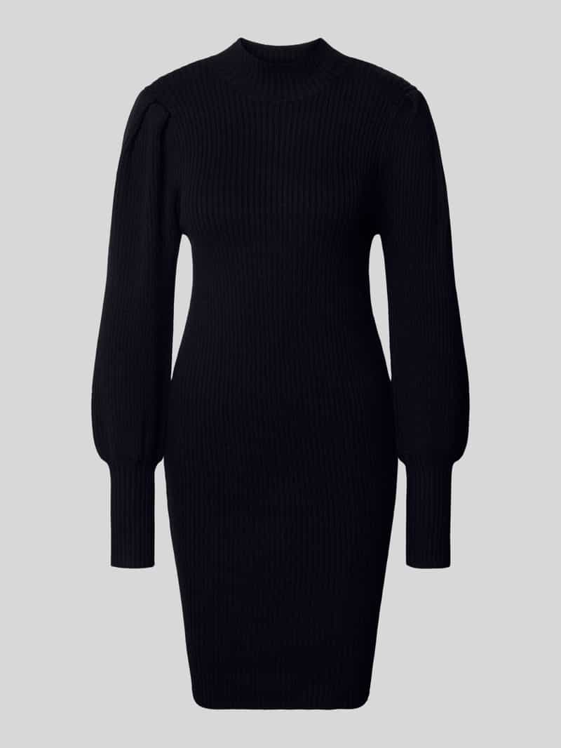 Sukienka o kroju comfort fit z dzianiny z mieszanki wiskozy model ‘KATIA’