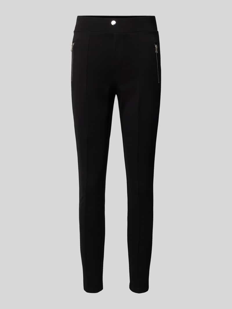 Legginsy o kroju slim fit z mieszanki wiskozy model ‘NORI’