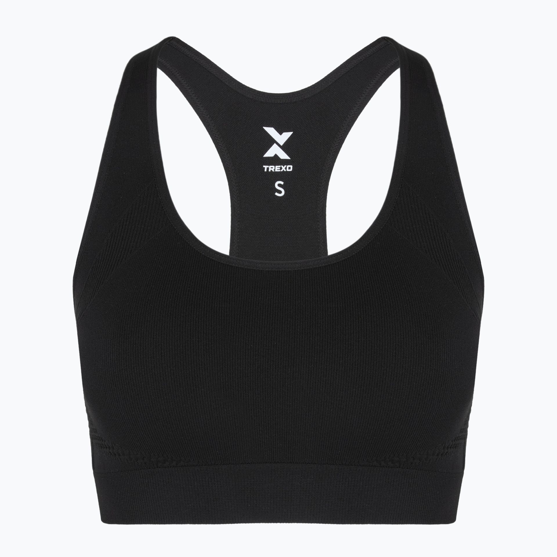 Biustonosz treningowy Trexo Rexi Up Seamless Bra czarny WYSYŁKA W 24H 30 DNI NA ZWROT