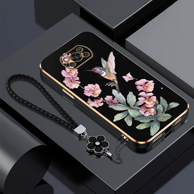 TEMU Etui na telefon: dla X3 Pro Zielony ptak Wygodne etui dla Poco X3 Pro z funkcją ochrony przed uderzeniami Idealne do rozrywki