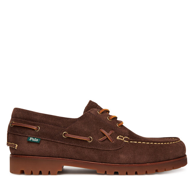 Mokasyny Polo Ralph Lauren Ranger Deck 812974979003 Brązowy
