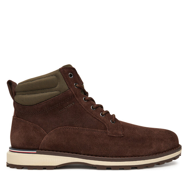 Trzewiki Tommy Hilfiger Corporate W FM0FM05605 Brązowy