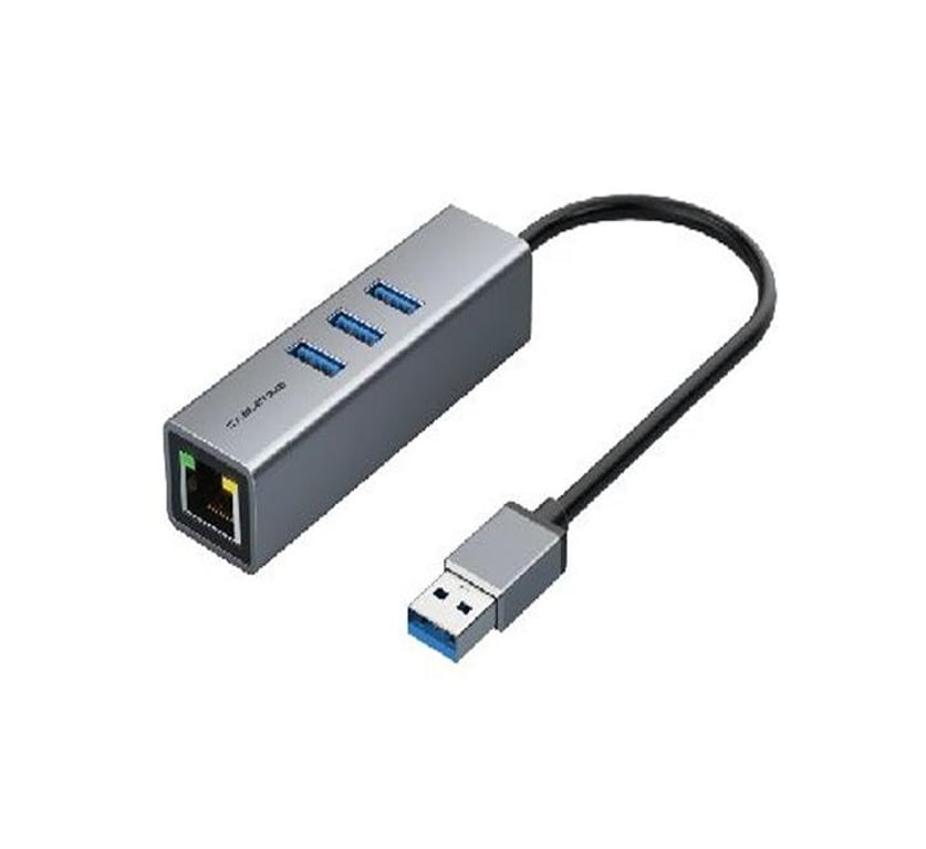 Extra Digital CA913374 huby i koncentratory USB 3.2 Gen 1 (3.1 Gen 1) Type-A 5000 Mbit/s Szary