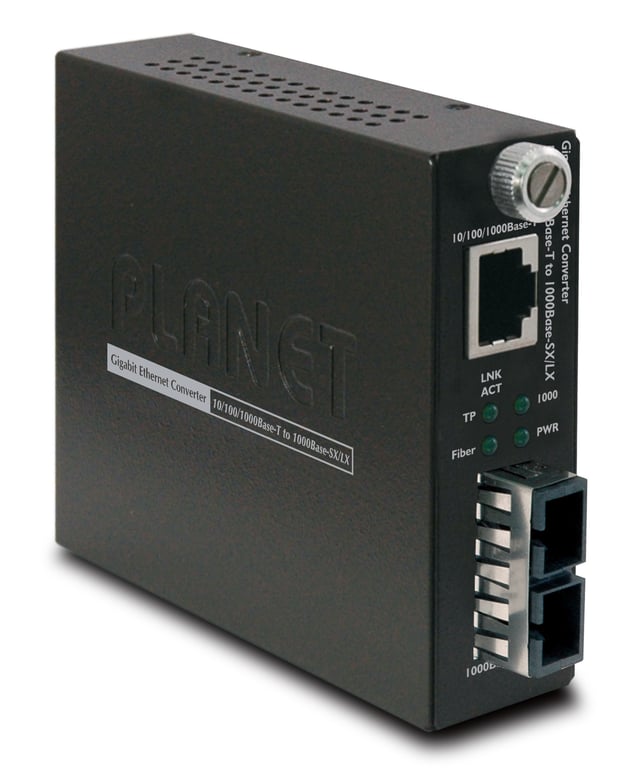 PLANET GST-802 konwerter sieciowy 2000 Mbit/s 850 nm Multifunkcyjny Czarny