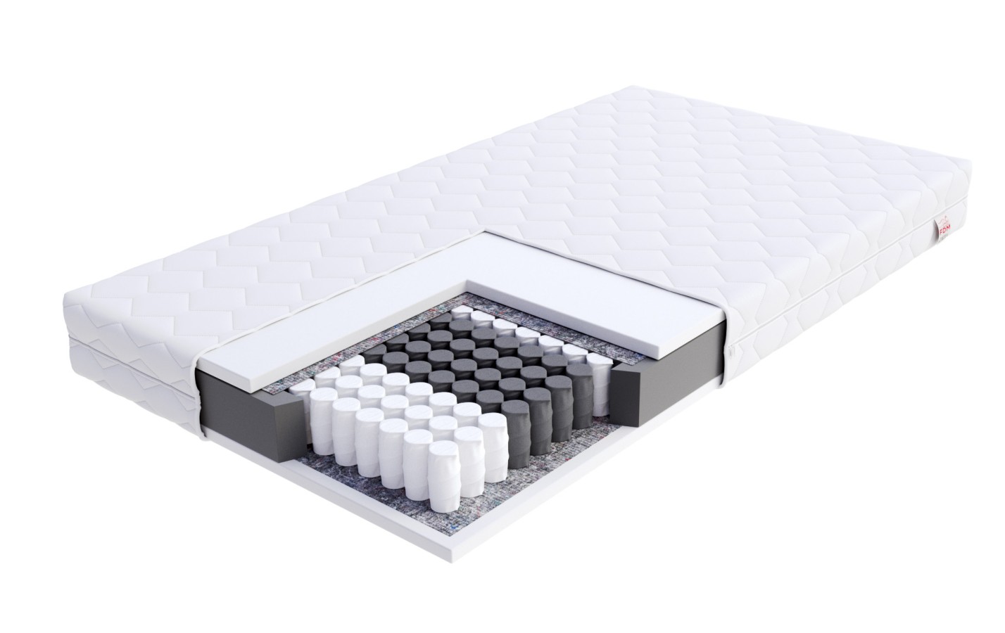 Materac kieszeniowy TREVISO 4KIDS pianka - 70 x 160 - 14 cm