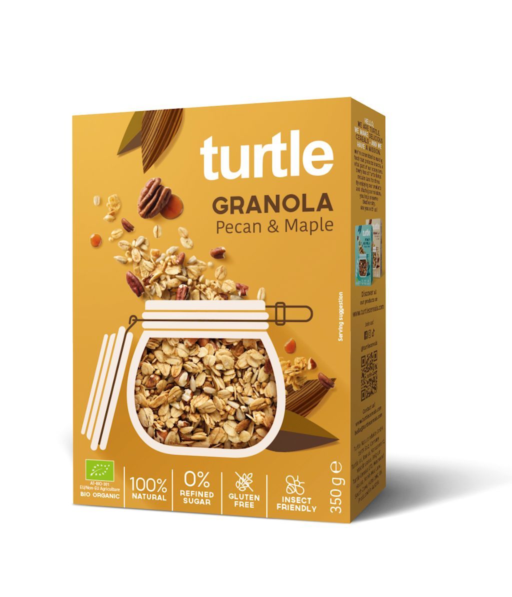 Turtle Granola orzechy pekan - syrop klonowy 350 g Bio
