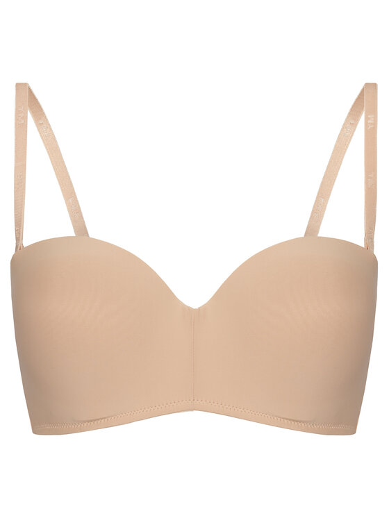 YSABEL MORA Biustonosz bardotka 10017 Beżowy