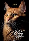 Kalendarz 2026 ścienny Koty