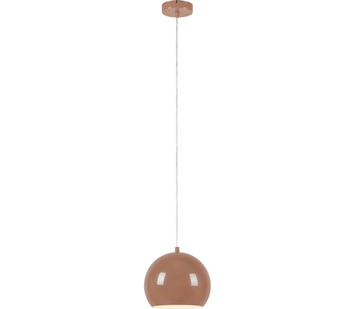 Markslöjd 108990 - Lampa wisząca na lince POP 1xGU10/7W/230V śr. 20 cm brązowa