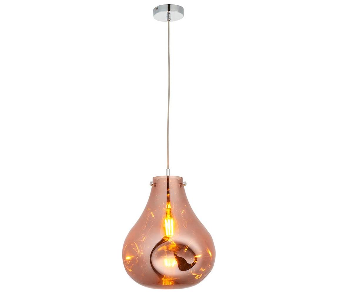 Endon 99790 - Lampa wisząca na lince EUROPA 1xE27/10W/230V przydymiony brąz