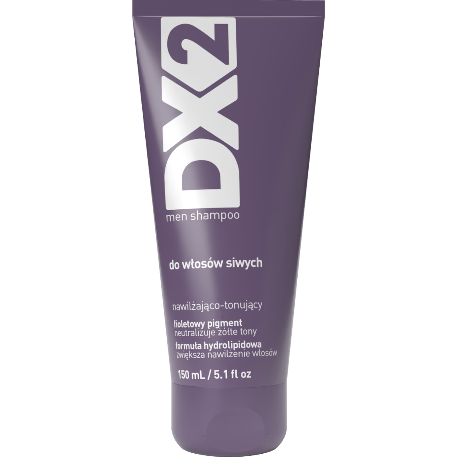 DX2, szampon dla mężczyzn, nawilżająco-tonizujący, do włosów siwych, 150 ml
