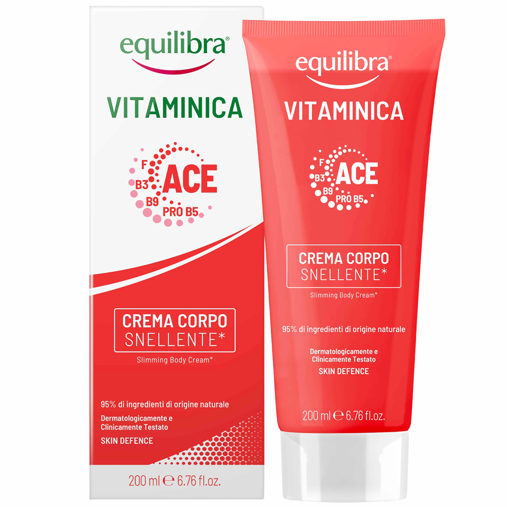 Equilibra Vitaminica, wyszczuplający krem do ciała, 200 ml