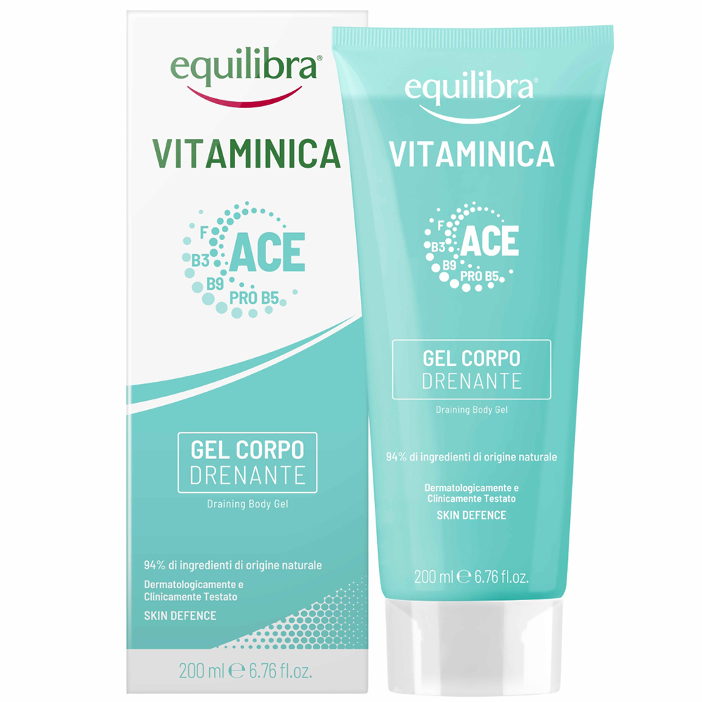 Equilibra Vitaminica, drenujący żel do ciała, 200 ml