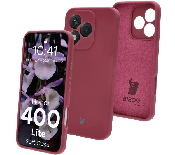 Bizon Soft do Honor 400 Lite 5G Śliwkowy