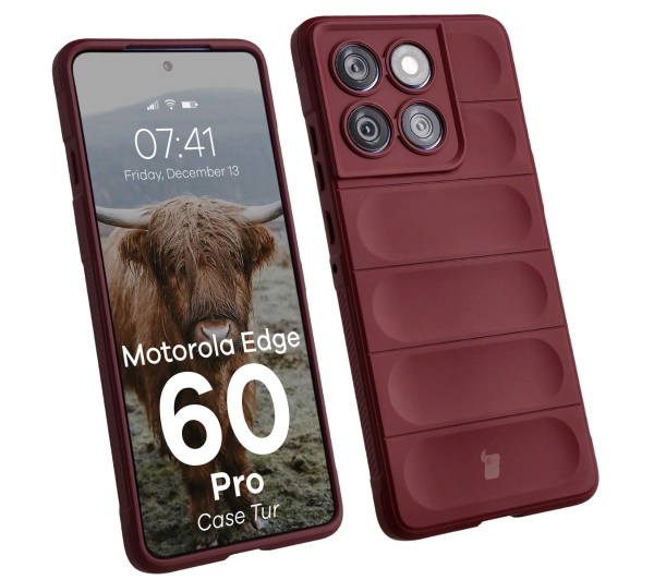 Bizon Tur do Motorola Edge 60 Pro Ciemnofioletowy