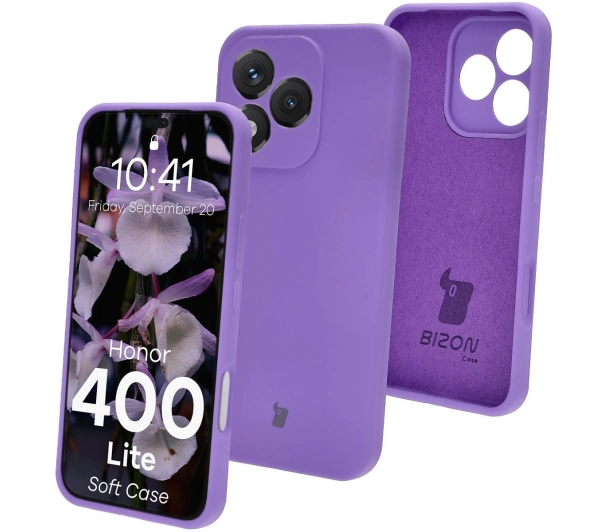 Bizon Soft do Honor 400 Lite 5G Fioletowy